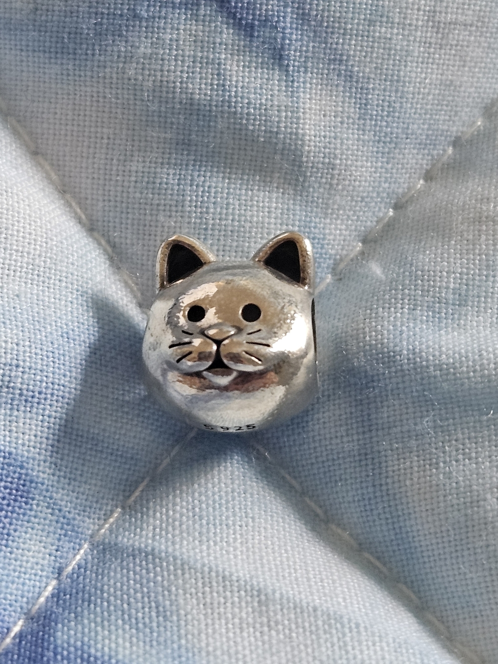 Pandora Vintage Sterling Silver Cat Charm